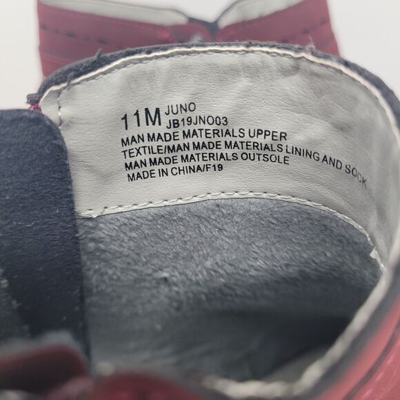 NEW JBU Jambu Ladies' Size 11 Juno Ankle Boot, Red Faux Fur Lined, Double Zipper - Picture 8 of 9